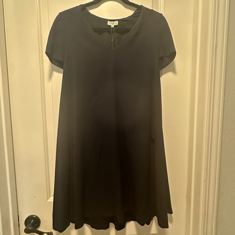NWT Claudie Pierlot Black Short-Sleeves Dress